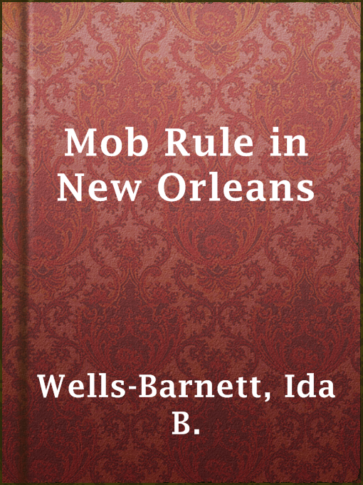 Cover image for Mob Rule in New Orleans
